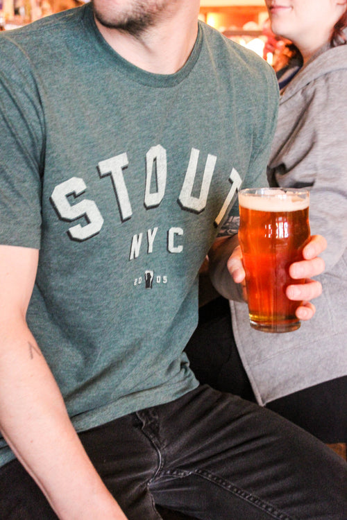 Varsity Arch ~ Forest Green Short Sleeve Tee
