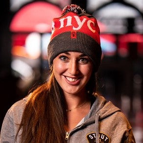Stout NYC Pom Pom Beanie