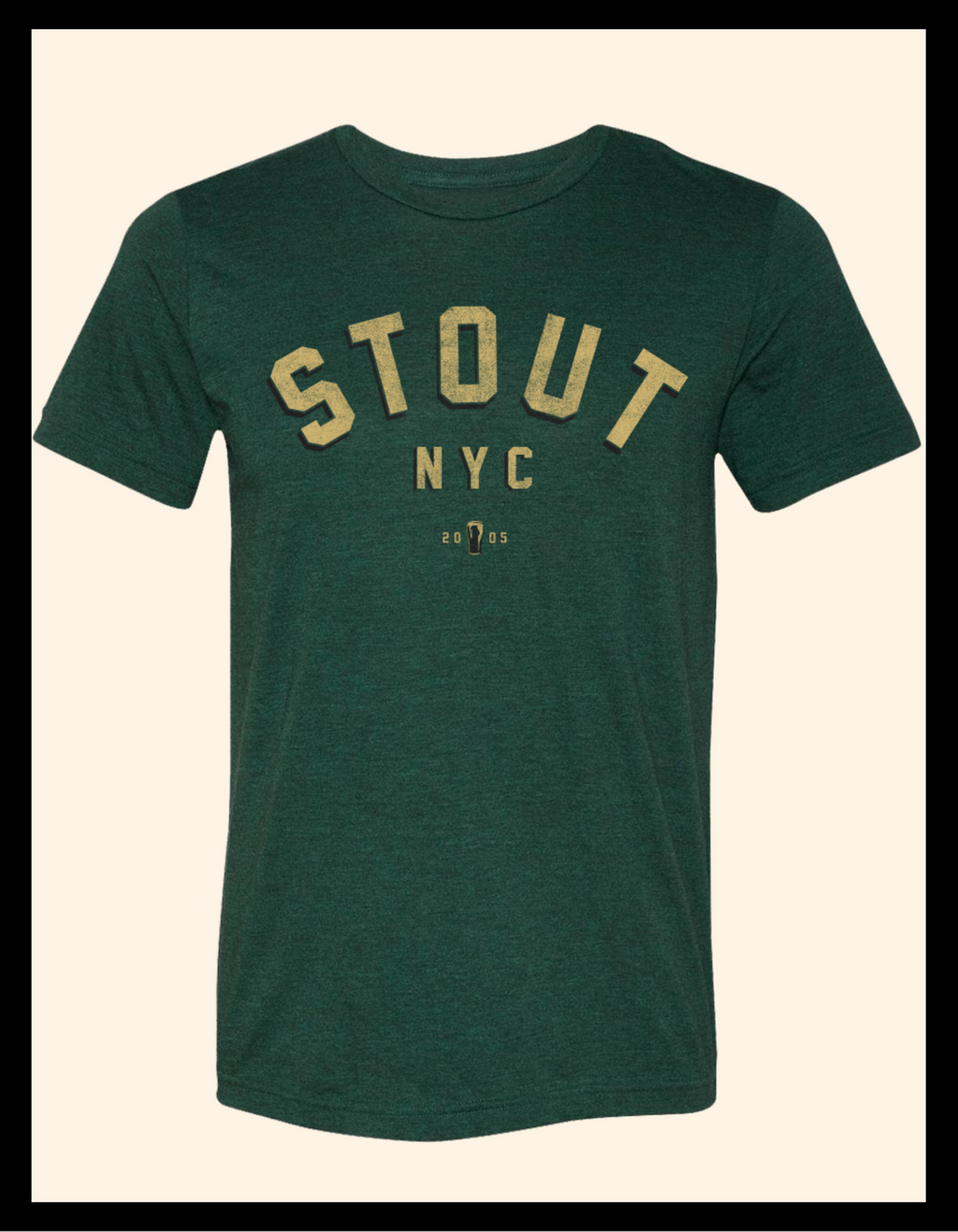 Varsity Arch ~ Forest Green Short Sleeve Tee